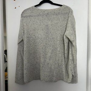 Saks Fifth Avenue Cashmere Sweater in Cloud Grey / Donegal